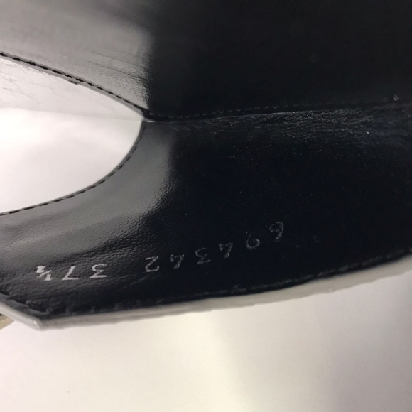 💯 - New Authentic BALENCIAGA Cagole embellished metallic textured-leather sa… - Picture 9 of 15